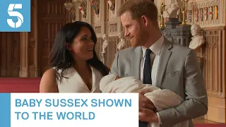 FIRST LOOK: Prince Harry and Meghan introduce newborn baby to the world | 5 News