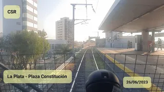 Cabview | Trenes Argentinos | La Plata - P. Constitución | 26/06/2023 #cabride #列車 #τρένο #rail #csr