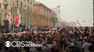 Massive protests taking place on Sundays in Belarus over re-election of strongman president