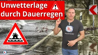 Unwetterlage durch Vb-Tief - Unsicherheiten und mögliche extreme Regenfälle mit Hochwasser