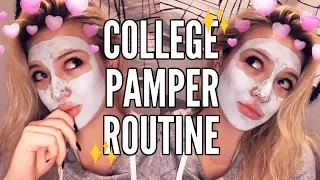 College Routine | DIY Pamper Night