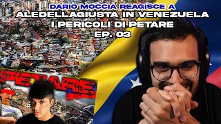 DARIO MOCCIA REAGISCE a ALEDELLAGIUSTA in VENEZUELA e i PERICOLI di PETARE