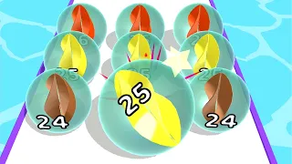 Marble Run 3D - Ball Race Gameplay Android, iOS  ( Level 476 - 483 )