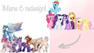 Mane 6 redesign (gen5) ||mlp||speedpaint||