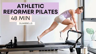 48 min ATHLETIC REFORMER PILATES (intermediate)