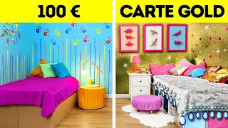 TRANSFORMATION INCROYABLE D’UNE CHAMBRE || Des astuces DIY Pour Tous Les Budgets Par 123 GO! FOOD