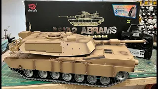 unboxing Abrams M1A2 by Heng long 7.0 from Toucan Hobby and closer look. #unboxing