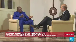 Alpha Condé sur France 24 : "L’Afrique doit parler d’une seule voix"