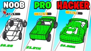 NOOB vs PRO vs HACKER In Money Car | With Oggy And Jack | Rock Indian Gamer |