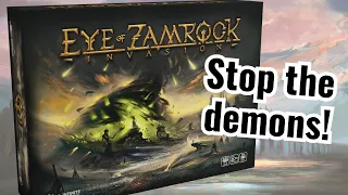 How to play the epic miniature board game Eye of Zamrock!