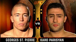 UFC Дебют: Джордж Сент-Пьер vs Каро Парисян