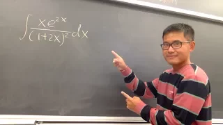 integral of x*e^(2x)/(1+2x)^2, LIATE DOESN'T WORK HERE