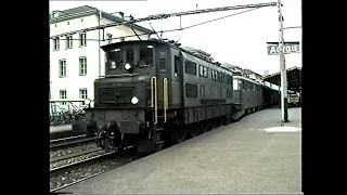 SBB Aarau 1992, der alte Bahnhof vor dem Umbau