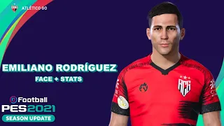 EMILIANO RODRÍGUEZ PES 2021 (ATLÉTICO GOIANIENSE) EFOOTBALL COMO CRIAR