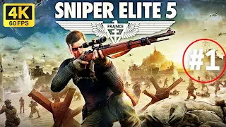 Sniper Elite 5  Gameplay #1 | Atlantic Wall | 4K 60FPS | No Commentary