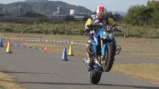 2017 11 19 Dunlop Ehime Moto Gymkhana King of Gymkhana Sakuta 選手 GSX-S1000 h 2