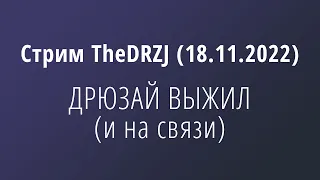 Стрим TheDRZJ (18.11.2022) - ДРЮЗАЙ ВЫЖИЛ (и на связи)