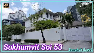 Bangkok Sukhumvit Soi 53 🇹🇭 Residential Street Thong Lor