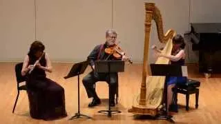 Debussy Sonata for flute, viola, and harp HD 2014 Colorado College