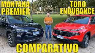 Comparativo: Chevrolet Montana Premier x Fiat Toro Endurance