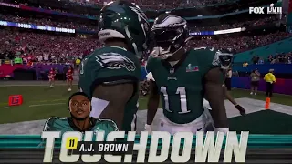 Jalen Hurts goes DEEP to AJ Brown for TD