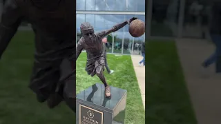 The Allen Iverson’s sculpture at the Legends Walk (2024)