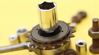 How to Make a Bicycle Sprocket Ratchet wrench at Home. | DIY |