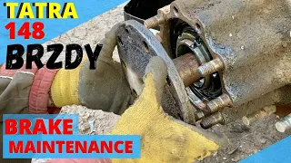 TATRA 148 | Údržba brzdy| Brake Maintenance