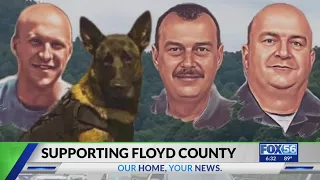 Community comes together to help Floyd County fallen officers