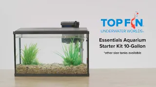 Top Fin #Aquarium Fish Tank Essentials Starter Kit Setup | YouTube