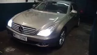 HID Installation on Mercedes CLS