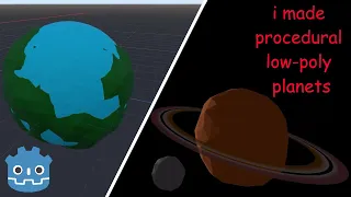 Making planets and moons in Godot