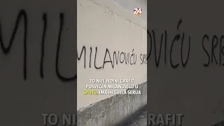 U Splitu osvanuo grafit protiv Milanovića: ‘Srbine, je*o te Dodik’ #shorts