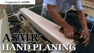 Carpenter's ASMR - Sounds of Hand Planing