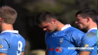 Horrific double leg break in schoolboy rugby - Grey College vs Grey High, South Africa