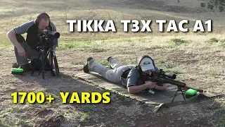 TIKKA T3X tac A1 at almost a mile (re-run)