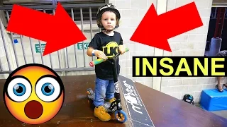 2 YEAR OLD PRO SCOOTER KID!!!