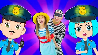 PoliceGirl and Policeman Song 👮‍♂️ 🚓 🚨 | Kids Songs & Nursery Rhymes | Lights Baby Songs