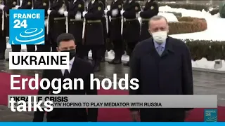 Erdogan visits Ukraine: "He hopes to play mediator with Russia" • FRANCE 24 English