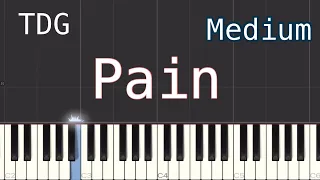 Three Days Grace - Pain Piano Tutorial | Medium