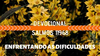 COMO ENFRENTAR AS DIFICULDADES | MENSAGEM BÍBLICA SALMOS 119:68