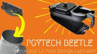 PGYTECH Beetle: the camera clip that surpasses Peak Design Capture