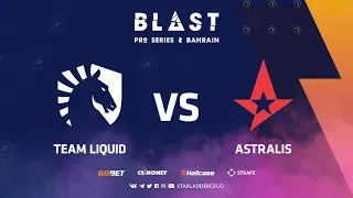 [RU] Team Liquid vs Astralis | Map 1: Nuke | BLAST Pro Series: Global Final Bahrain 2019