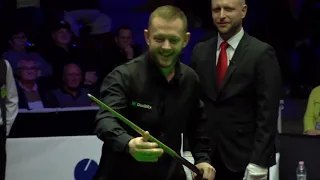 Fastest 147 break in history by Mark Allen vs Ronnie O'Sullivan. 4 minutes 17 seconds.