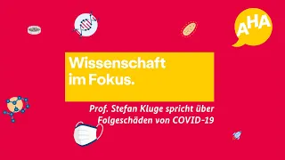 Wissenschaft im Fokus: Prof. Stefan Kluge spricht über Folgeschäden von COVID-19