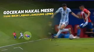 SEMUA KENA TIPU‼️Lihat Aksi Ajaib Lionel Messi Saat Buat Pemain Paraguay Terjatuh Karena Gocekannya