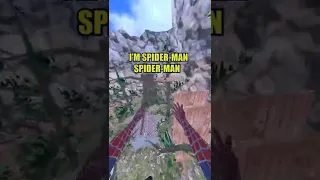 Spider-Man VR smacks Gregory from FNAF #vr #gaming #boneworksvr #spiderman