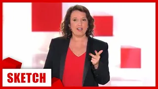 🤣 Sketch ! Anne Roumanoff et les grèves de train 😡 - Vivement Dimanche 17 juin 2018