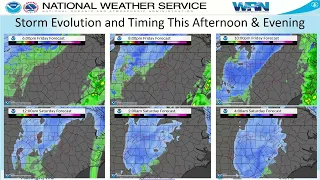 NWS Raleigh Winter Storm Update for Central NC - 4:30 PM - Friday - January 28, 2022