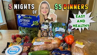 Grocery Budget Challenge-5 Nights of Healthy & Easy $5 Dinners | $25 Total for 2 Adults & 1 Toddler